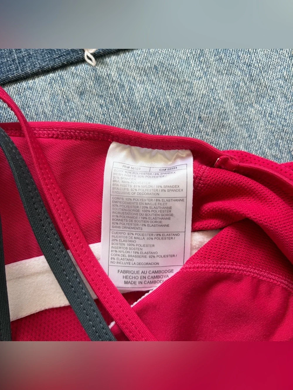 vintage y2k nike red workout tank top sporty athletic embroidered logo size L